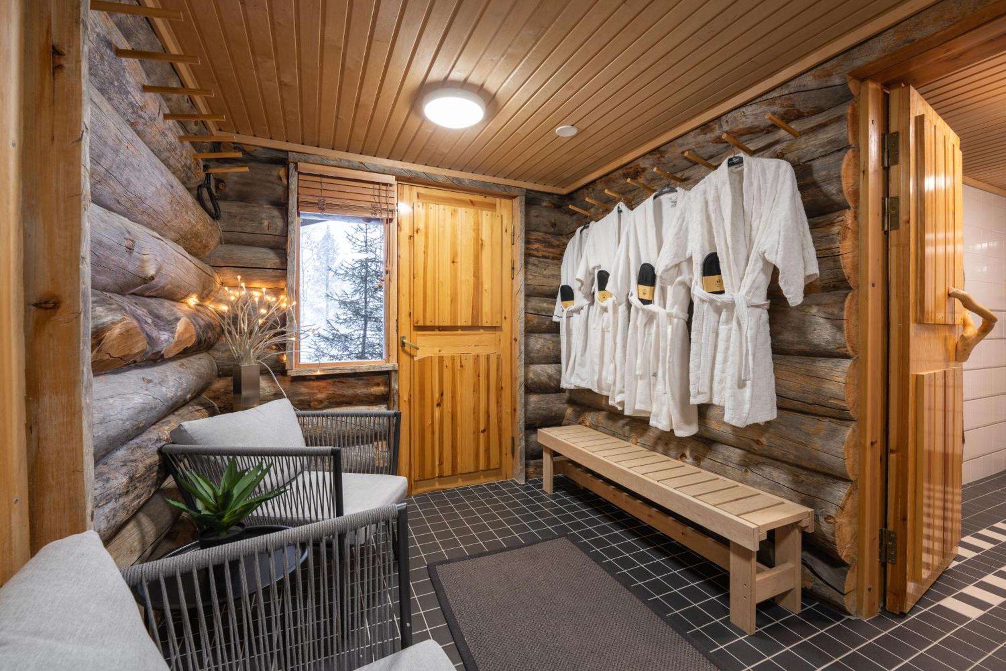 Kuukkeli Log Houses Teerenpesae - Premium Suite A48 Saariselkä Exterior foto