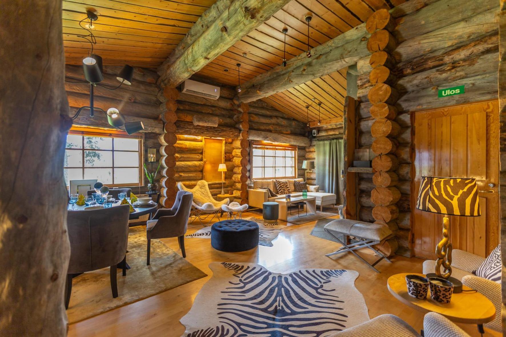 Kuukkeli Log Houses Teerenpesae - Premium Suite A48 Saariselkä Exterior foto